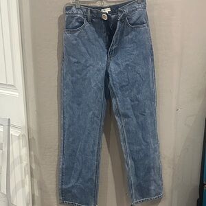 Whimsy + Row Light Blue Straight Jeans